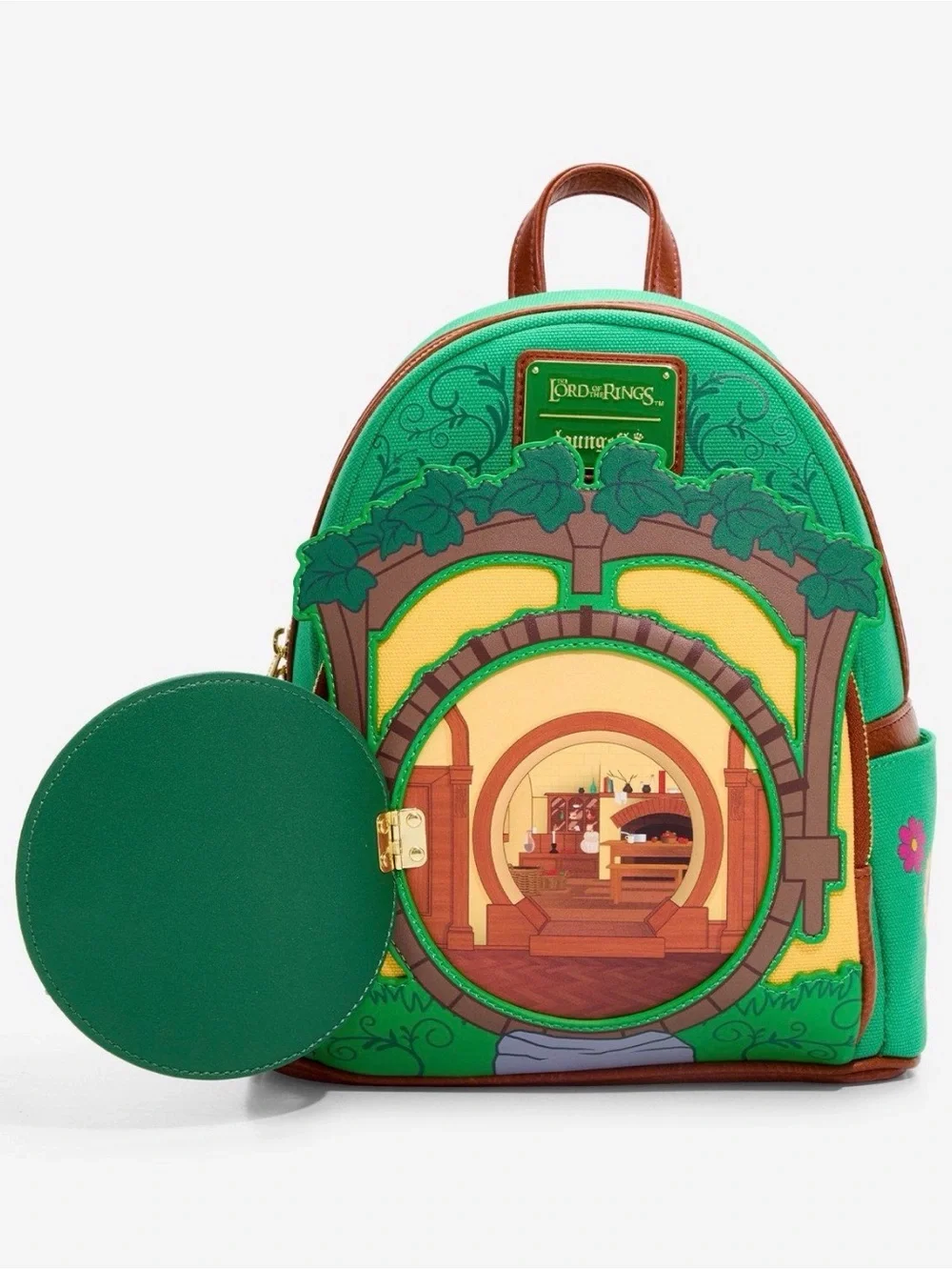 New Loungefly The Lord of the Rings Hobbit Door Mini Backpack